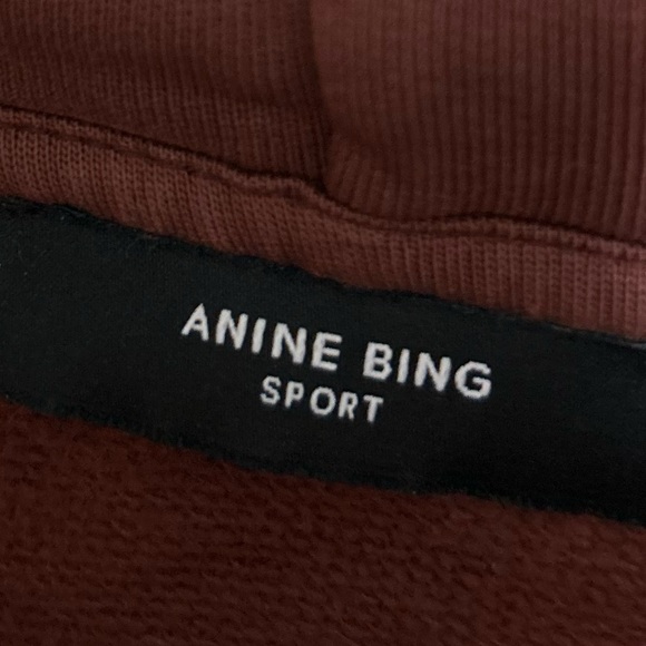 Anine Bing Maroon Hoodie - Picture 9 of 9